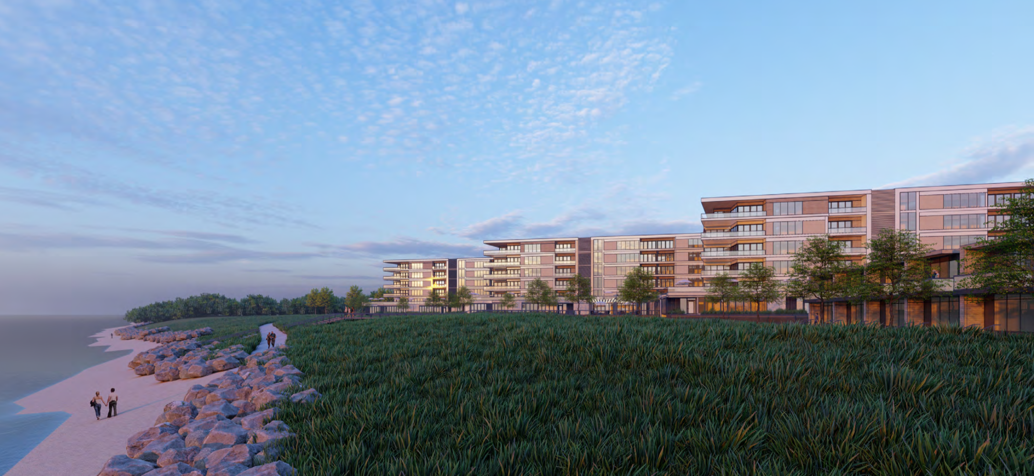 Water’s Edge Condominium buildings